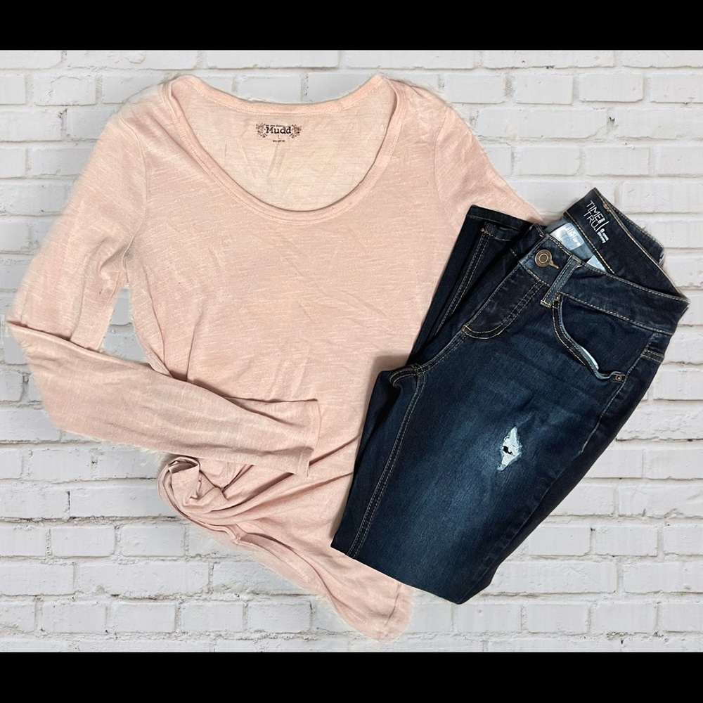 Pink Long Sleeve Mud Top